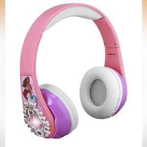 iHome Pink & Purple Disney Princess Wireless Headphones
